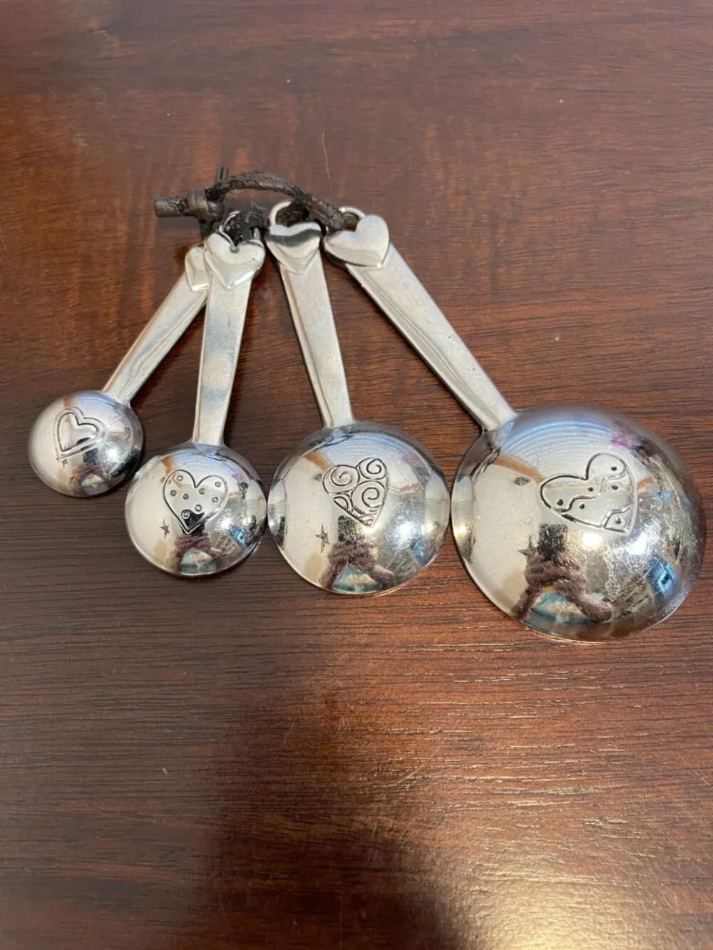 Made with Love Measuring Spoons Cottagecore Kitchen Decor, Farmhouse, Stacking